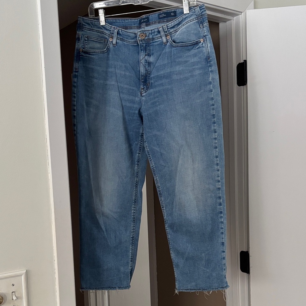 Jjill High Rise Straight Leg Crop Jeans